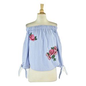 Style House Blouses MED Blue